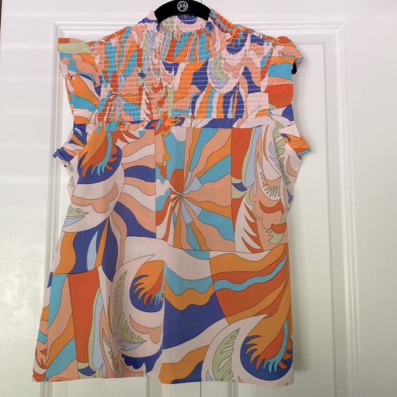 THML Ruffle Sleeve Top - Picture 1 of 5